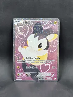 Pokemon Emolga RC23/25 Full Art Rare Holo Card Legendary Treasures - Image 1