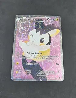 Pokemon Emolga RC23/25 Full Art Rare Holo Card Legendary Treasures - Image 2