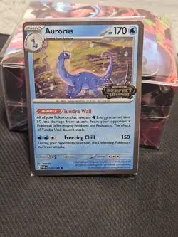 Pokemon Aurorus Perfect Order Promo Stamped Card 024/088 TCG SEALED - Image 2
