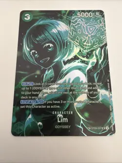 One Piece Card Lim SP Alternative Art OP09-037 SR Legacy of the Master English - Image 1