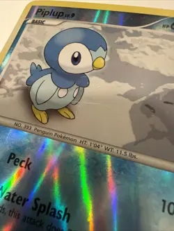 Piplup 93/130 PL Pokemon Cards Reverse Holo Rare Diamond & Pearl Promo - Image 4