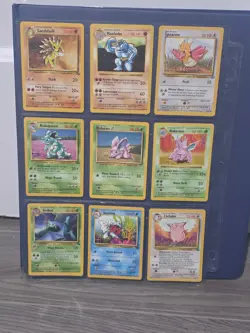 Pokemon Binder Lot of 234 Base Set Cards 1999 Wizards Great VINTAGE Meowth Rare - Image 4