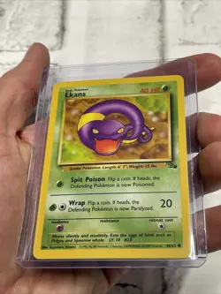 Pokemon Fossil Ekans Common Card 46/62 NM/MT Never Played Vintage Vtg TCG WOTC - Image 2