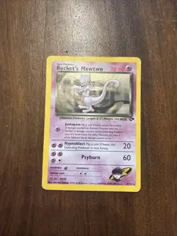 Pokemon TCG Rockets Mewtwo Gym Challenge Holo Card 14/132 Clean Holo Vintage - Image 1