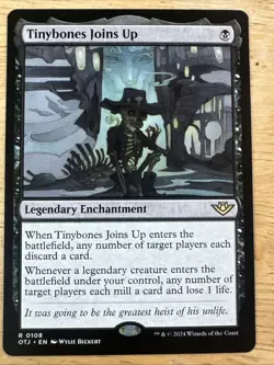 Tinybones Joins Up 0108 Non Foil Rare Thunder Junction MTG Near Mint - Image 1