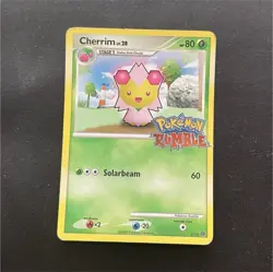 Pokemon Rumble Cherrim Promo Card 2 Stage 1 Solarbeam 80 HP Regular 2009 - Image 1