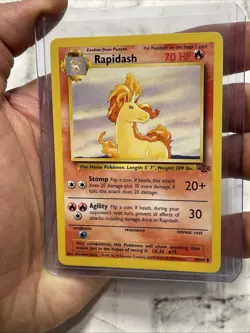Rapidash 44/64 Jungle Uncommon Unlimited Pokemon TCG NM/MT Vintage Pokemon Card - Image 2