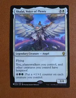 NM Shalai, Voice of Plenty 035/269 "The List" Reprint DOM Dominaria - Image 1