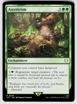 Asceticism - 233 - NM - Commander: The Lord of the Rings: Tales of Middle-earth - Image 1