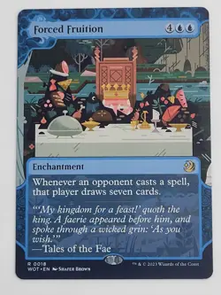 2023 MTG Wilds of Eldraine Enchanting Tales Forced Fruition (Rare) Mint Cond. - Image 1