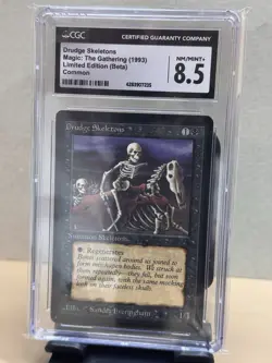 Graded 8.5 CGC Beta Drudge Skeletons Magic The Gathering - Image 1