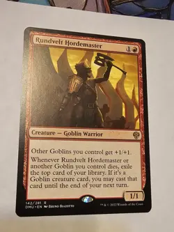 Rundvelt Hordemaster Dominaria United MTG Magic The Gathering NM - Image 1