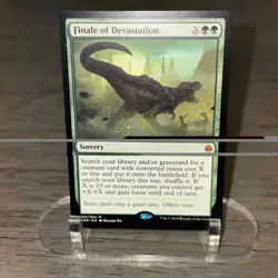 Magic: The Gathering Finale of Devastation War of the Spark Mythic Green NM/LP - Image 1