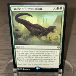 Magic: The Gathering Finale of Devastation War of the Spark Mythic Green NM/LP - Image 3