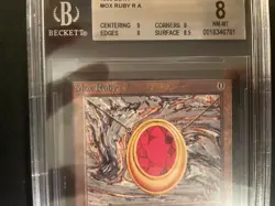 Mox Ruby. Beta mtg - freshly graded BGS 8+++ - Image 3