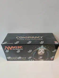 Conspiracy Take The Crown Factory Sealed Booster Box MTG Magic The Gathering 630509399833 - Image 1
