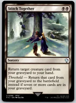 Stitch Together - Commander: FINAL FANTASY FIC- MTG - LP Magic - 286 U - Image 1