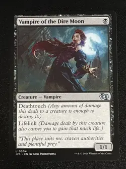 MTG Foundations Jumpstart Vampire of the Dire Moon 0504 NM - Image 1