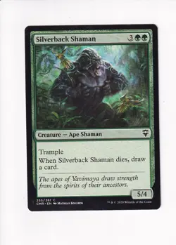 2020 MAGIC THE GATHERING MTG COMMANDER LEGENDS SILVERBACK SHAMAN (#2) (X) - Image 1