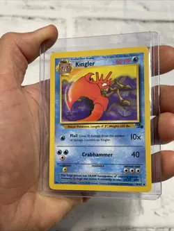 Pokemon Kingler 38/62 - Fossil - Uncommon Pokemon Card Vintage NM/MT Vtg WOTC - Image 2