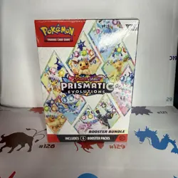 Prismatic Evolutions Booster Bundle Pokemon TCG Sealed 6 Packs Scarlet Violet - Image 1