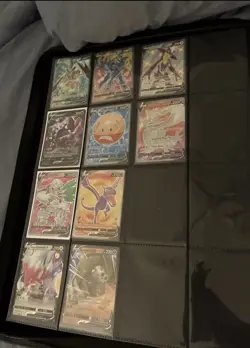 Binder Full Of Pokemon Cards All Are Moderately Played Only Couple To Near Mint! - Image 2