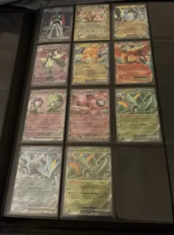 Binder Full Of Pokemon Cards All Are Moderately Played Only Couple To Near Mint! - Image 3