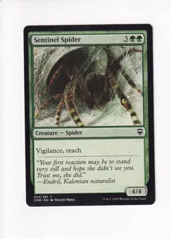 2020 MAGIC THE GATHERING MTG COMMANDER LEGENDS SENTINEL SPIDER (#2) (X) - Image 1