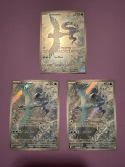 3x Articuno 161/159 Pokemon Sv09: Journey Together Illustration Rare NM Mint - Image 1