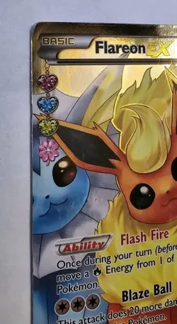 Pokemon Flareon EX (Full Art) RC28-32 Generations: Radiant Collection Holo - Image 2