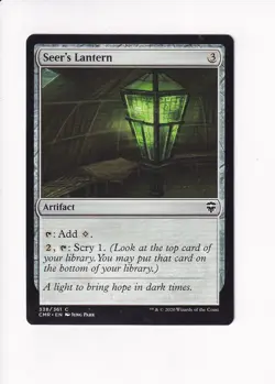 2020 MAGIC THE GATHERING MTG COMMANDER LEGENDS SEER'S LANTERN (#2) (X) - Image 1