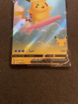 Surfing Pikachu V - 008/025 Ultra Rare Celebrations NM - M Pokemon TCG - Image 5