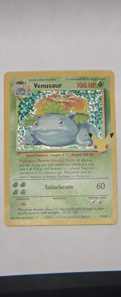 Pokemon Venusaur 15/102 Celebrations Classic Collection Holo - Image 1