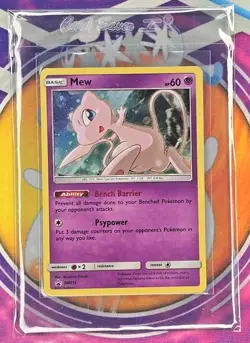 🔥Pokemon TCG Mew SM215 - Black Star Promo Holo - Near Mint English Sleeved 🔥📈 - Image 3
