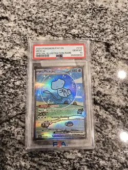 PSA 10 Gem Mint 2024 Pokemon PAF EN Mew Ex #232 SIR Bubble Mew - Image 3