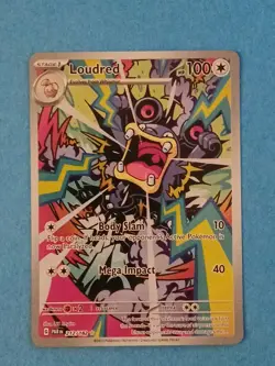 Pokemon Scarlet & Violet Paradox Rift Loudred 212/182 Illustration Rare - Image 1