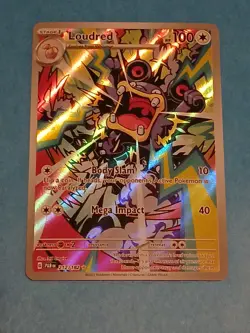 Pokemon Scarlet & Violet Paradox Rift Loudred 212/182 Illustration Rare - Image 3