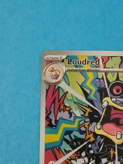 Pokemon Scarlet & Violet Paradox Rift Loudred 212/182 Illustration Rare - Image 4