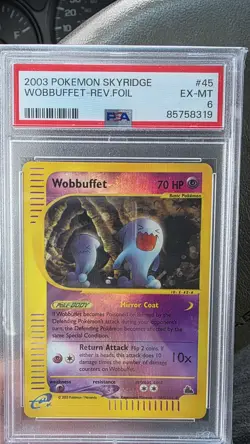 Pokemon Wobbuffet Skyridge Reverse Holo Psa 6 - Image 1