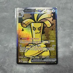 Pokemon TCG Gholdengo EX 252/182 Sv04: Paradox Rift Special Illustration Rare - Image 1