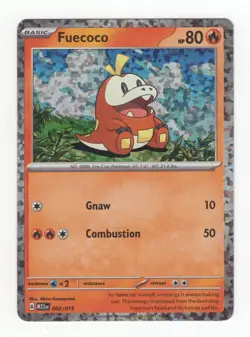 2023 Pokemon McDonald's Match Battle Fuecoco #002/015 - Image 1