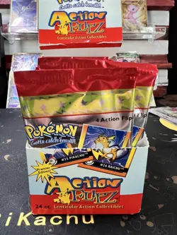 Pokemon Action Flipz Premier Edition 1999 Nintendo SEALED PACK - Image 4
