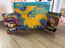 Pokemon Ascended Heroes Elite Trainer Box ETB Sealed New And 2 Perfect Order pks - Image 1