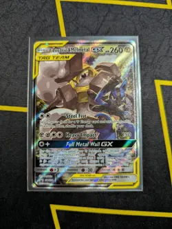 Lucario & Melmetal GX SM192 Sun and Moon Tag Team Pokemon Black Star Promo - Image 1
