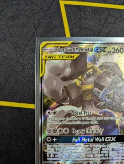 Lucario & Melmetal GX SM192 Sun and Moon Tag Team Pokemon Black Star Promo - Image 4