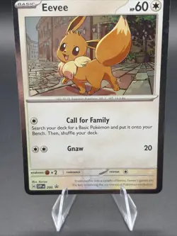 Pokemon TCG Eevee SVP200 Black Star Cosmos Holo Promo SV Destined Rivals NM - Image 3