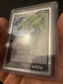 Pokemon TCG Tyranitar EX Pop Series Promos 17/17 Holo Cosmos Holo Rare LP - Image 3