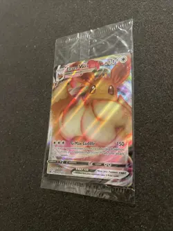 SEALED Eevee VMAX SWSH087 Black Star Promo Full Art Holo Pokemon TCG 2021 NM-M - Image 3