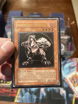 Yu-Gi-Oh! TCG Horus The Black Flame Dragon LV4 SOD-EN006 Ultimate Rare Unlimited - Image 1
