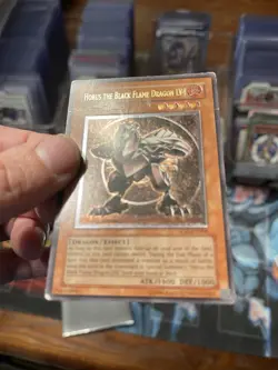 Yu-Gi-Oh! TCG Horus The Black Flame Dragon LV4 SOD-EN006 Ultimate Rare Unlimited - Image 5